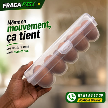 EggBox™ – Boîte Rigide de Transport & Protection pour Œufs – 15 Places
